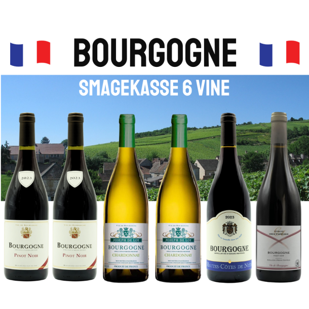 BOURGOGNE SMAGEKASSE - 6 flasker