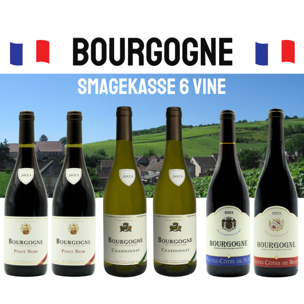 BOURGOGNE SMAGEKASSE - 6 flasker