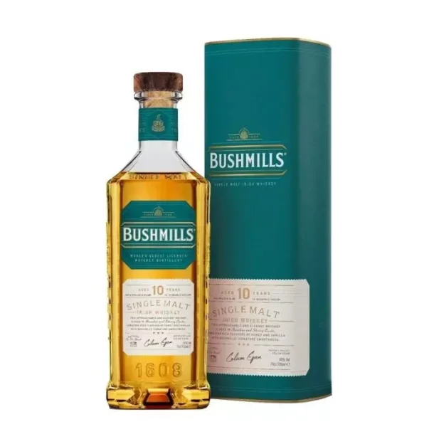 Bushmills 10 rs Single Malt 70 cl. 40%