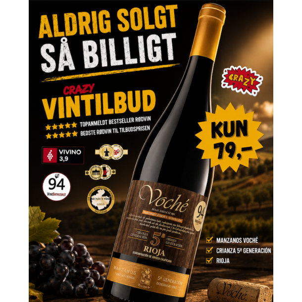 Manzanos Voch� Crianza 5� Generaci�n Rioja 75 cl. 