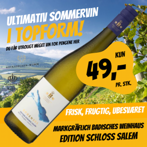 Markgr�flich Badisches Weinhaus M�ller Thurgau Edition Schloss Salem 2024 11,5%