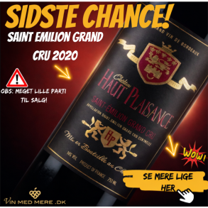 Chateau Haut Plaisance Saint Emilion Grand Cru 2020 75 cl. 14%