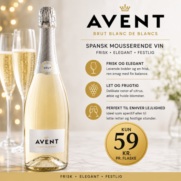 Avent Brut Blanc de Blanc 75 cl. 11%