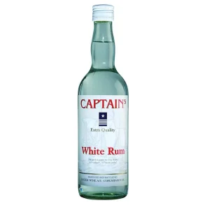 Captains White Rum 70 cl. - 37,5%