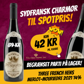 Three French Hens Merlot-Mourvedre 2021 14%