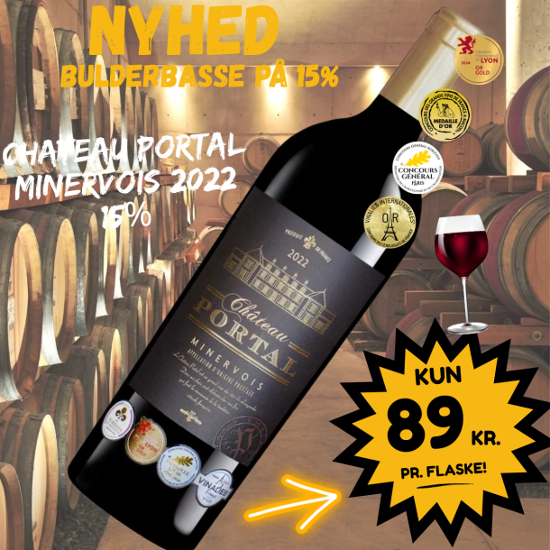 Chateau Portal Minervois 2022 15%