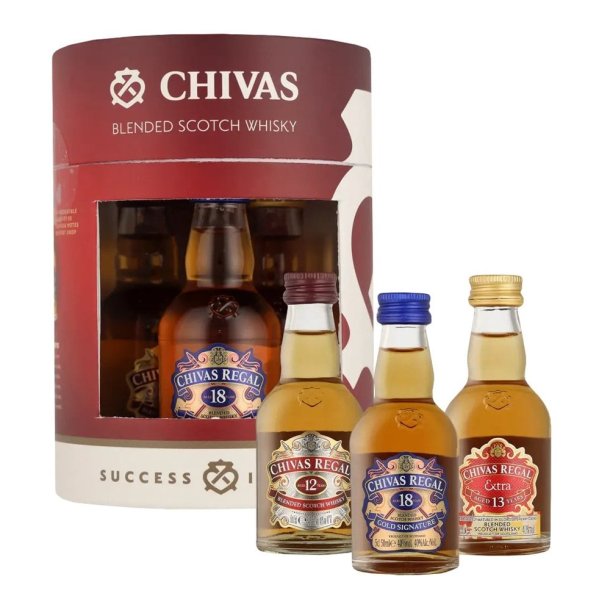 Chivas Regal smagesæt 3 x 5 cl. fl. 40%