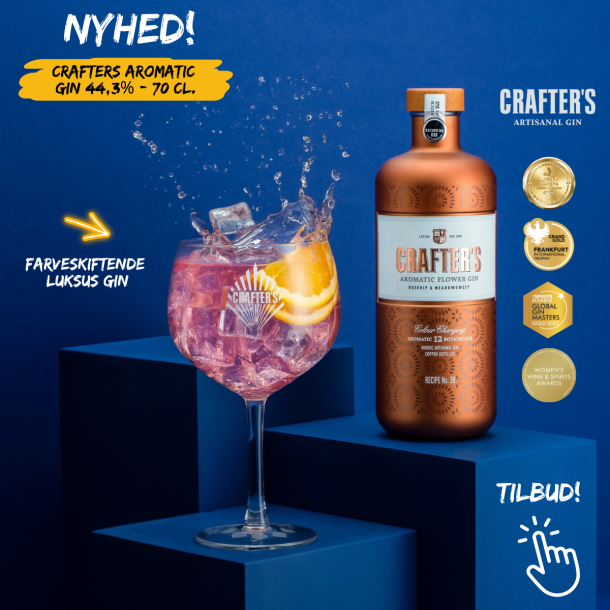 Crafters Aromatic Flower Gin 44,3% - 70 cl.