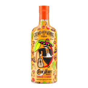 Tequila Cream Heroes Mariachi El Mango 70 cl. 17%