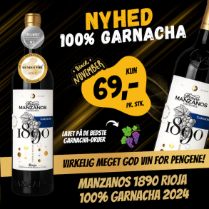  Manzanos 1890 Rioja 100% Garnacha 2024 13,5%