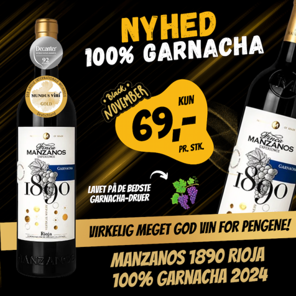  Manzanos 1890 Rioja 100% Garnacha 2024 13,5%