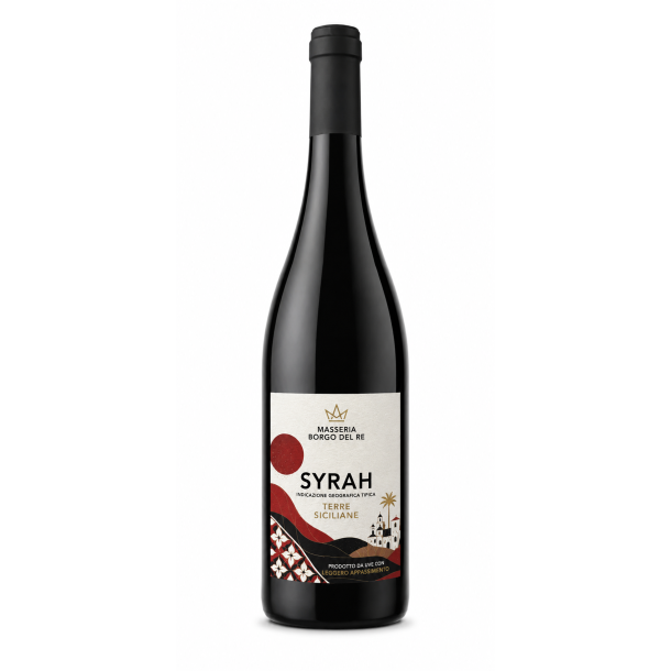 100 point - Borgo del Re Syrah Terre Siciliane 2024 14%