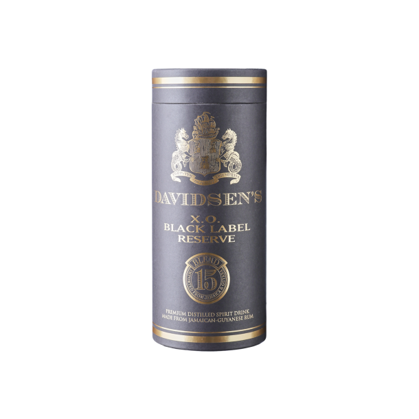 Davidsens XO Black Label Rom 15 rs 70 cl. 40% i flot gaverr