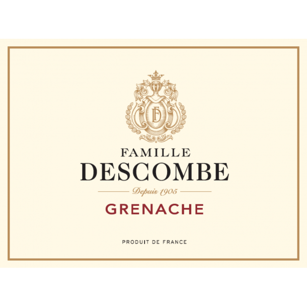 Famille Descombe Grenache 2022 75 cl. 15%