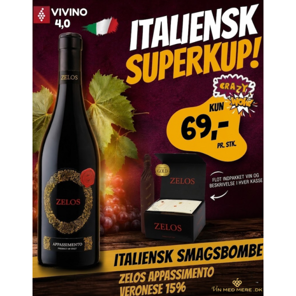 ZELOS Appassimento Veronese 15% 