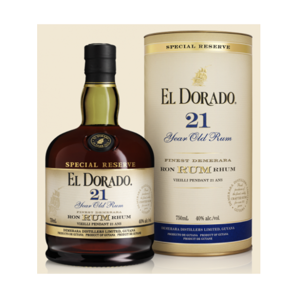 El Dorado Rum 21 års 70 cl.