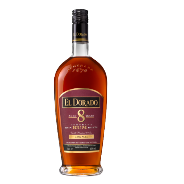 El Dorado 8 rs rum 70 cl. - 40%