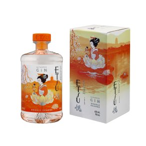 Etsu Double Orange Gin i gaveske 70 cl. - 43%