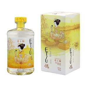 Etsu Double Yuzu Gin i gaveske 70 cl. - 43%