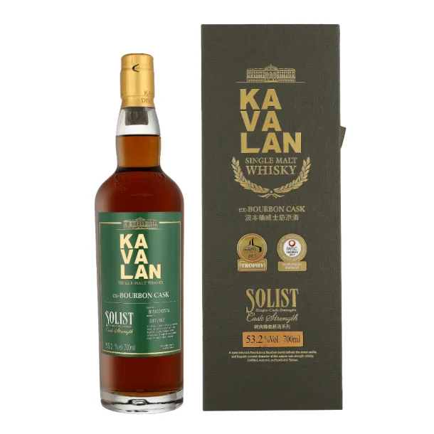 Kavalan Solist Ex Bourbon Cask Strenght 70 cl. 53,2%