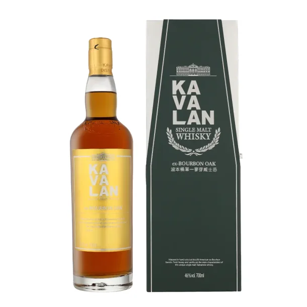 Kavalan ex Bourbon Oak Matured Whisky 70 cl. - 46%