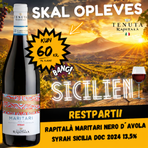 Rapitala Maritari Nero D�avola � Syrah Sicilia DOC 2024 13,5%