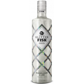 Glitter Fisk Hyldeblomst og Lime Diamond Likr 70 cl - 15%