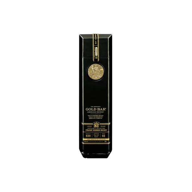 Gold Bar Black Whiskey Double Casked Straight Bourbon 70 cl. 46%