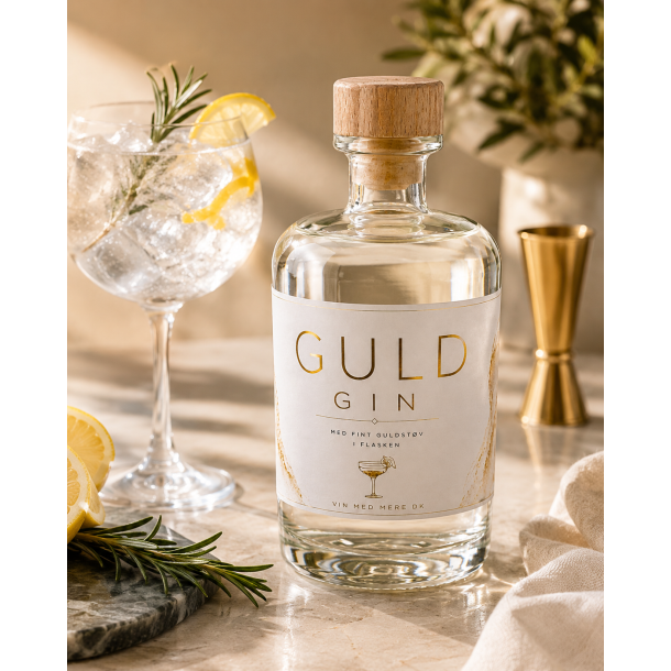 GULD GIN - Gin med fint guldst�v 40% 50 cl.