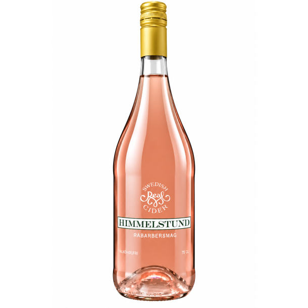 Himmelstund Rabarber Cider alkoholfri 75 cl. 0,0%