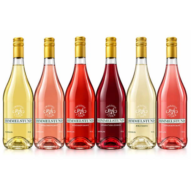 Himmelstund smagekasse m. 6 forskellige alkoholfrie vine 75 cl. 0,0%