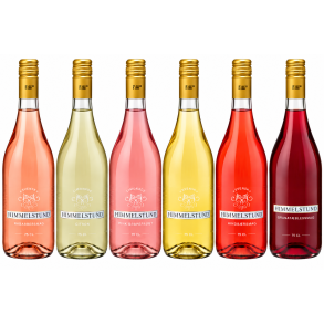 Himmelstund smagekasse m. 6 forskellige alkoholfrie vine 75 cl. 0,0%
