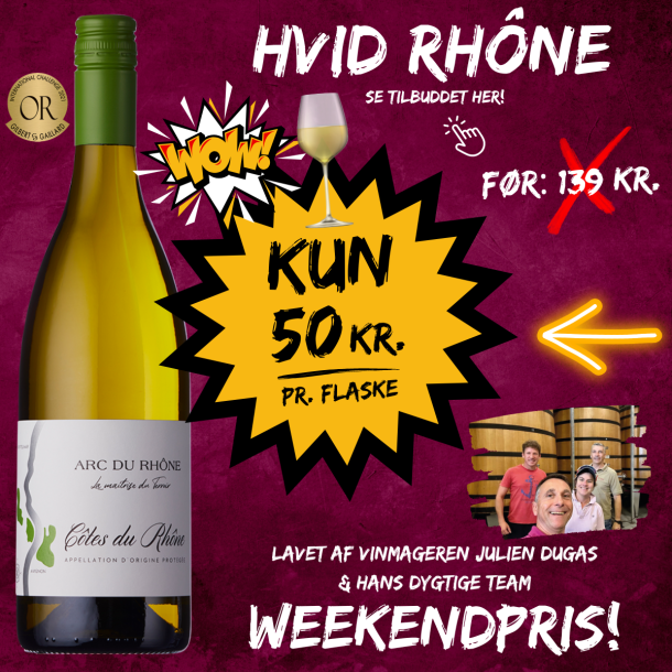 KUP KUP KUP! Arc du Rhne Maitrise du Terroir Ctes du Rhne Blanc