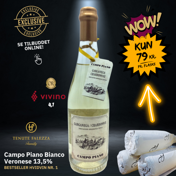 Campo Piano Bianco Veronese 13,5% *JANUAR UDSALG*