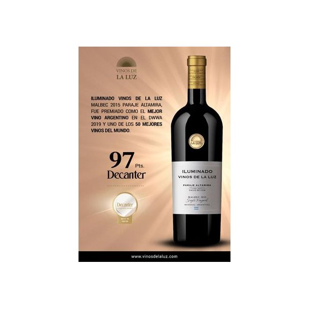 Iluminado Paraje Altamira Argentina Malbec 2015 i gaveske