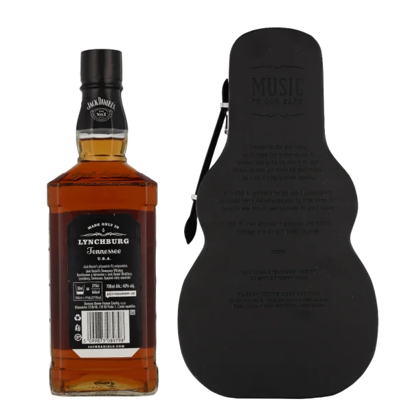Jack Daniels Old No. 7 Whiskey 70 cl.+ Guitar 40%