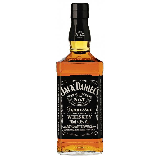 Jack Daniels Black Label Old No. 7 Whiskey 70 cl. - 40%