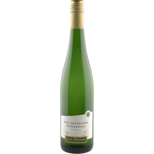 Josef Drathen Mosel Riesling Kabinett Halbtrocken Reiler vom Heissen Stein 2023 75 cl. 11%