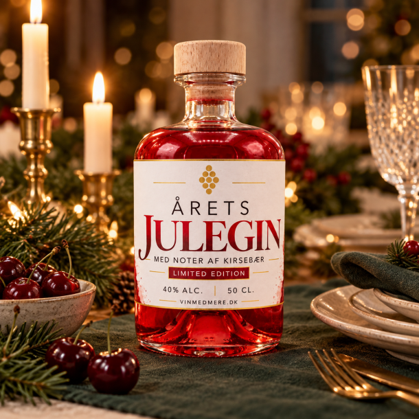 �rets julegin med noter af kirseb�r