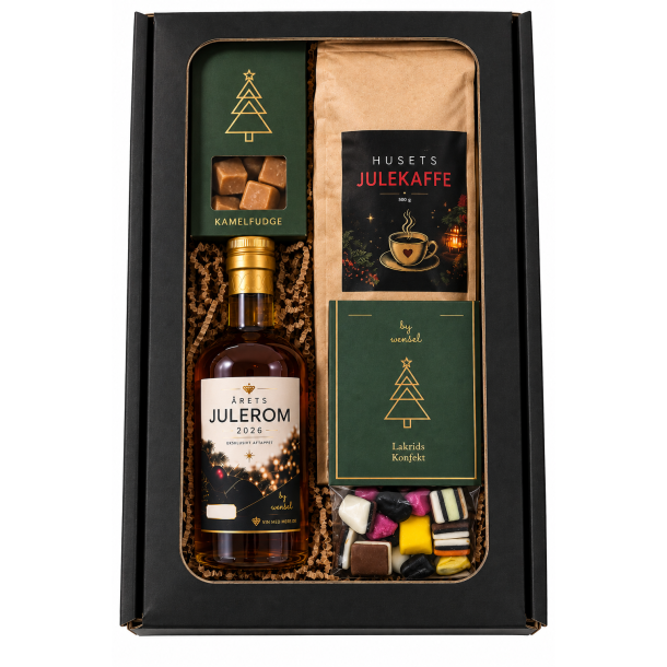 Julens l�kkerier gave�ske 399 kr. - inkl. �rets Julerom 2026