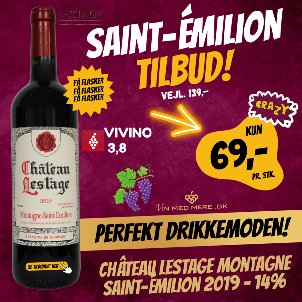Château Lestage Montagne-Saint-Émilion 2019 - 14% 