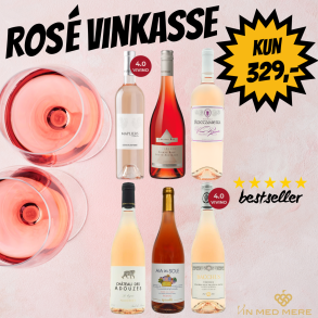Rosé Smagekasse - 6 flasker KUN 329 kr.