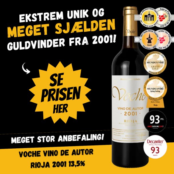 Voche Vino De Autor Rioja 2001 13,5%