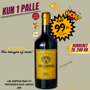 Luis Gurpegui Muga 147 ANIVERSARIO Rioja Crianza 2019