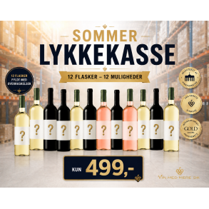 SOMMER LYKKEKASSE  - 12 flasker KUN 499 kr. 