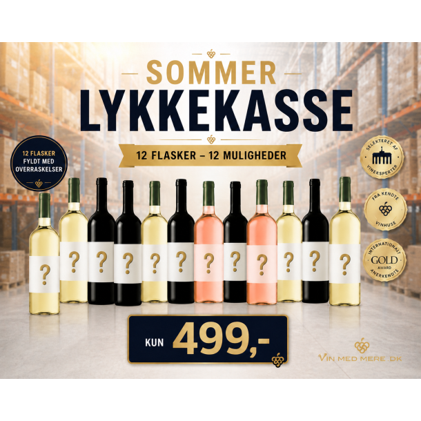 SOMMER LYKKEKASSE  - 12 flasker KUN 499 kr. 