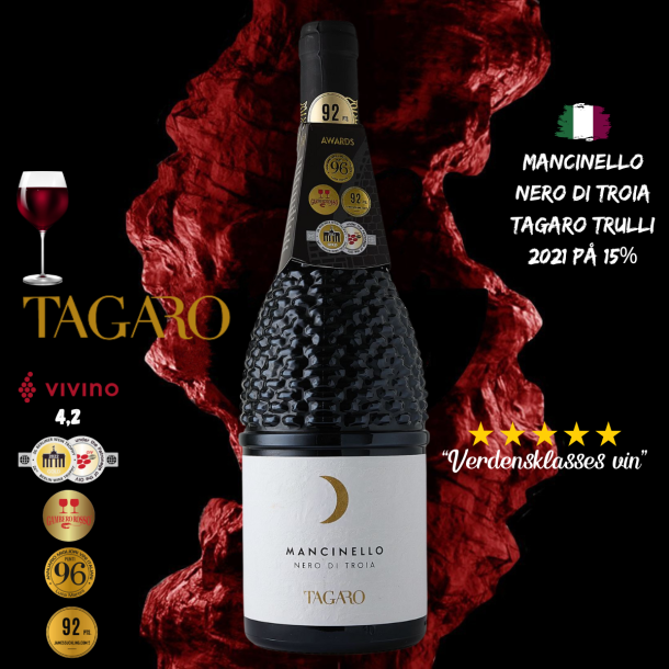 Mancinello Nero Di Troia TAGARO Trulli 2021 på 15% 