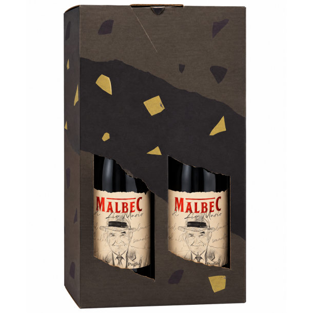 Gave�ske m. 2 flasker r�dvin 199 kr.