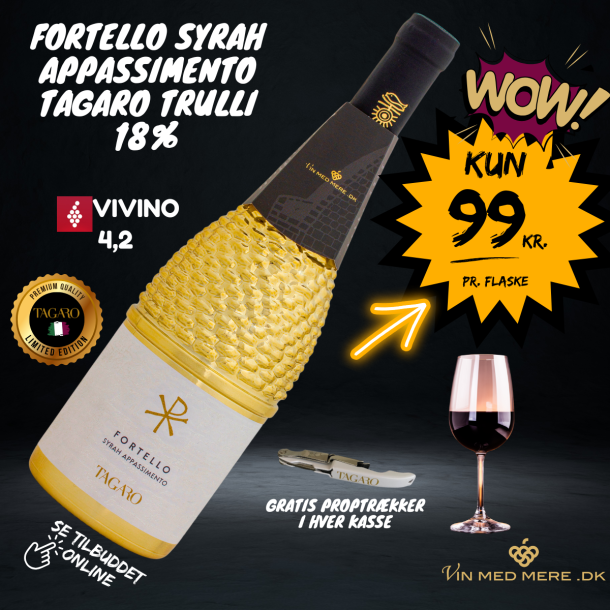 Fortello Syrah Appassimento TAGARO Trulli 18% + proptrkker