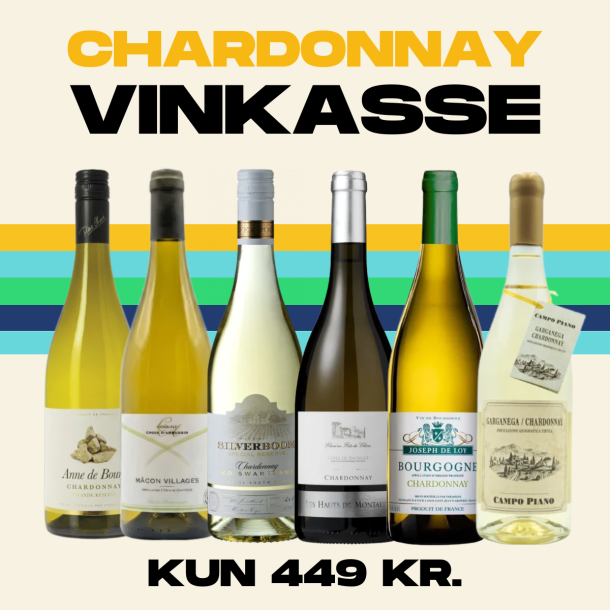 CHARDONNAY SMAGEKASSE - 6 flasker